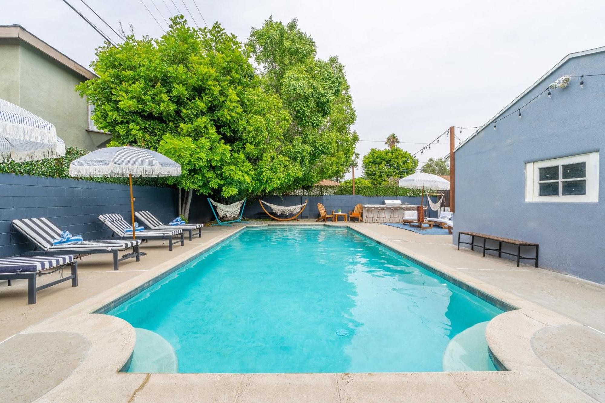 Angel&Rose Universal Hollywood Heated Pool House King Bed Los Angeles Exterior photo