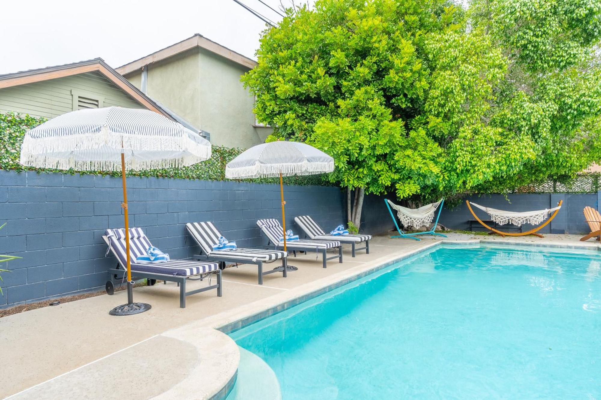 Angel&Rose Universal Hollywood Heated Pool House King Bed Los Angeles Exterior photo